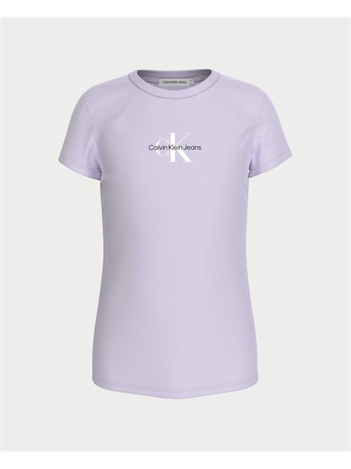 T-shirt Calvin Klein pour fille avec logo CALVIN KLEIN | IG0IG01470TVFR